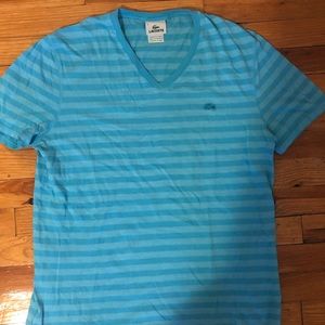 Teal Lacoste V Neck